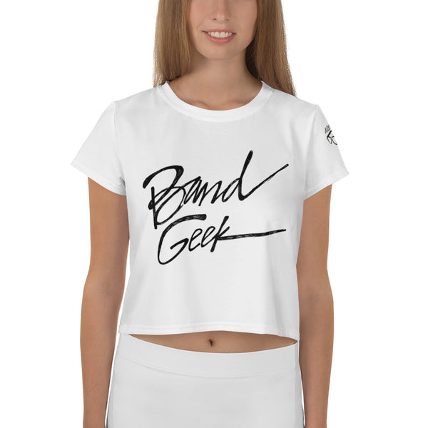 All-Over Print Crop Tee - Band Geek