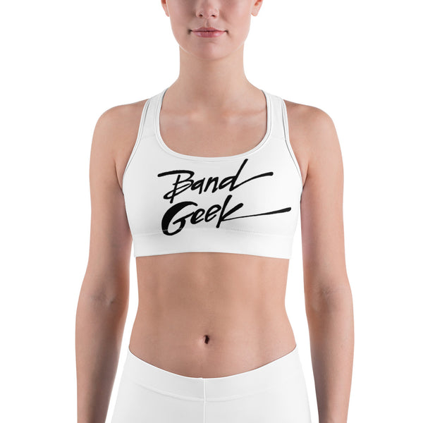 Sports bra - Band Geek White