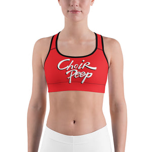Sports bra - Choir Peep Red