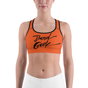 Sports bra - Band Geek Orange