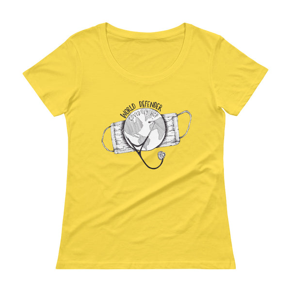 World Defender Ladies' Scoopneck T-Shirt