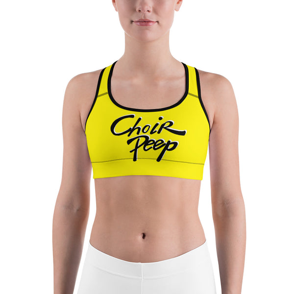 Sports bra - Choir Peep Yellow