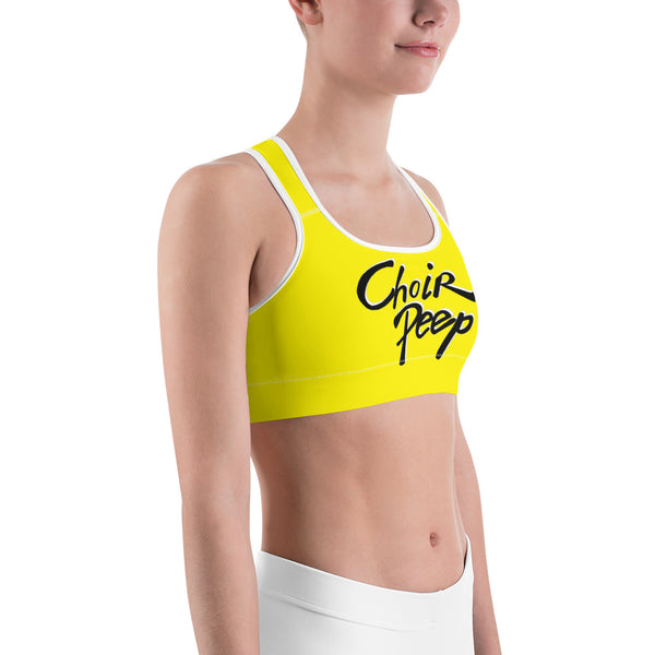 Sports bra - Choir Peep Yellow