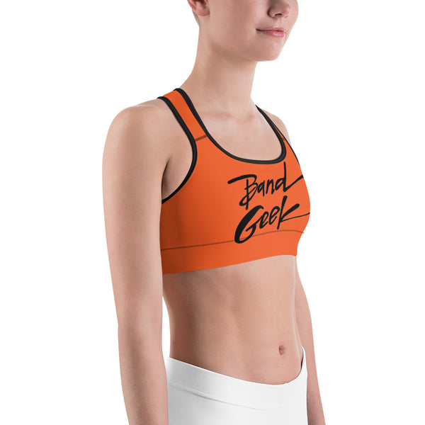 Sports bra - Band Geek Orange