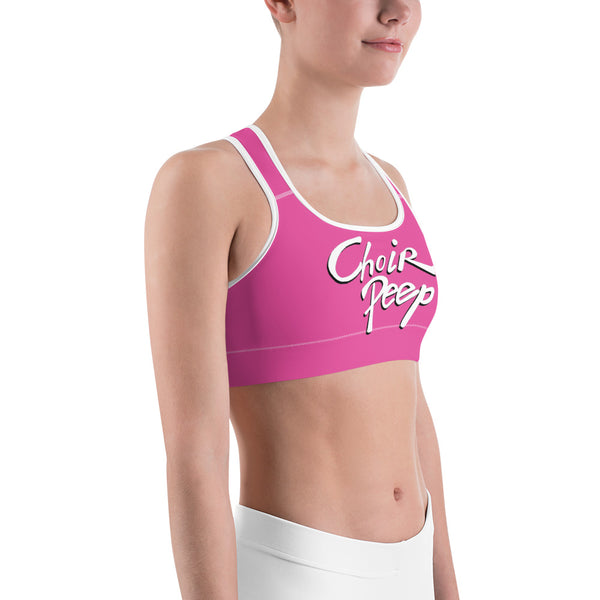 Sports bra - Choir Peep Pink