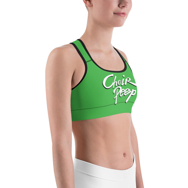 Sports bra - Choir Peep Green