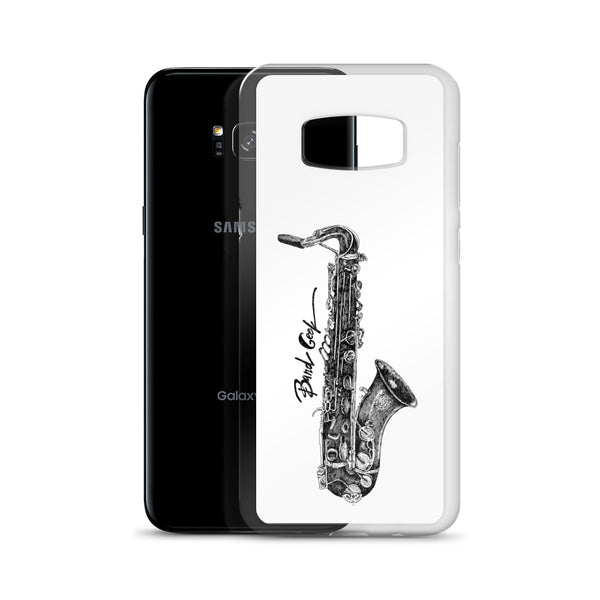 Samsung Case (white background) - saxophone