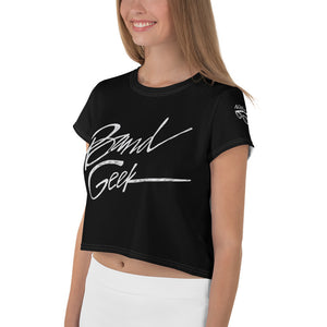 All-Over Print Crop Tee - Band Geek