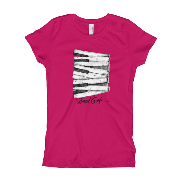 Girl's T-Shirt - Keyboard