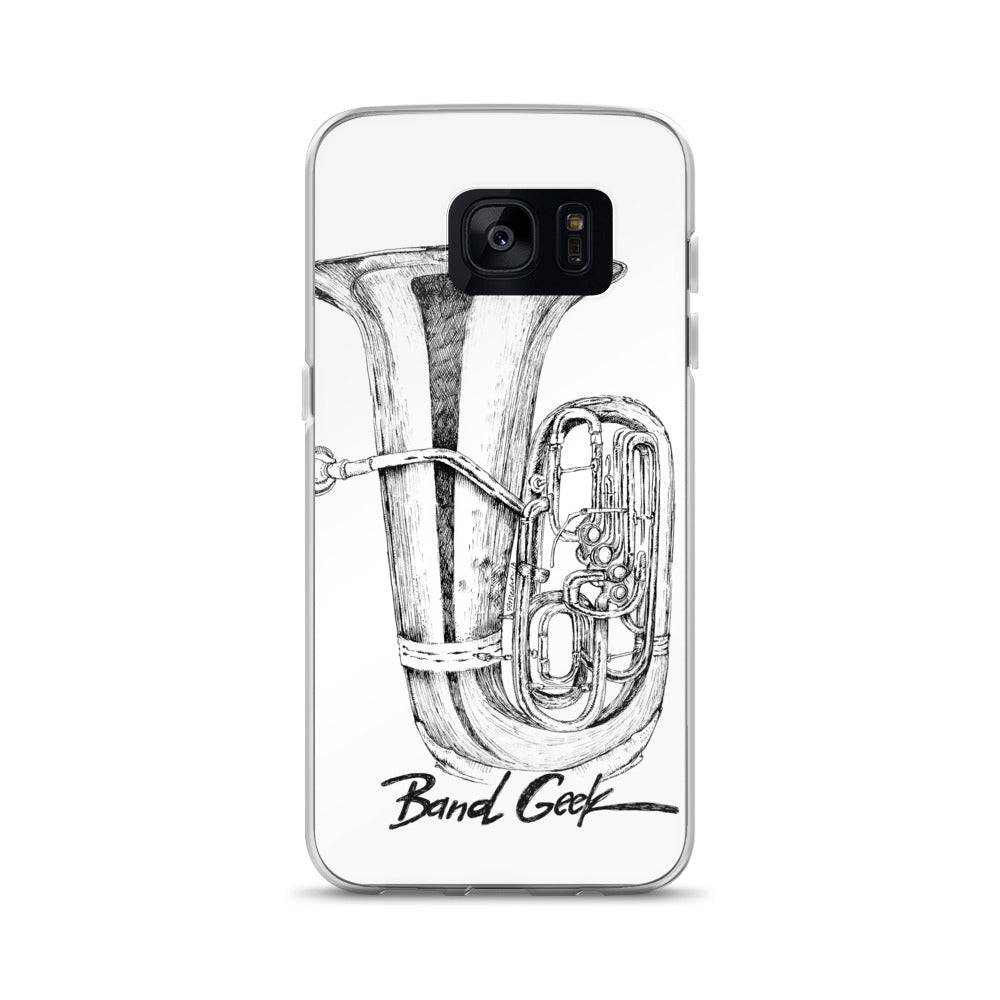Samsung Case (white background) - Tuba